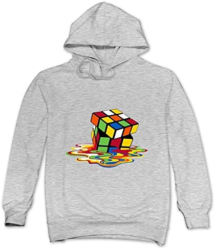 Men Melting Cube Ash Long Sleeve Sweatshirt