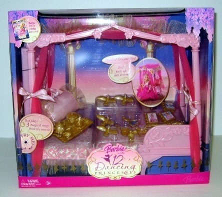 51%2Bd3UoF6EL Barbie in the 12 Dancing Princesses Musical Dream Bed