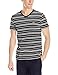 Lacoste Men's Short Sleeve Striped Jersey V-Neck Tee Shirt