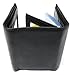 Dangerous Threads Mens Black Leather Wallet Lamb Classic Trifold 731