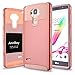 LG G Stylo/LG G4 Stylus (LS770) Case,AnnBay LG G4 Stylus 2in1 Hybrid Heavy Duty Case,Impact Resistant Shock-Absorption Case,Dual Layer Armor Full-Body Protective Case for LG G Stylo(Rose Gold)