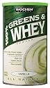 Country Life - 100% Green & Whey Vanilla Powder, 10.3 oz powder