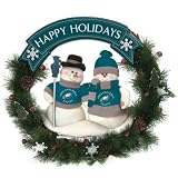 Christmas Snowman Holiday Wreath Philadelphia Eagles