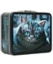 Alice In Wonderland Tim Burton Walt Disney Movie Film Chessur Cheshire Cat Classic Metal Vintage Retro Lunchbox