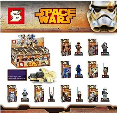 2015 new arrival Starwars Minifigure Building Blocks Bricks Assembly Toy 8pcs Not Lego