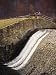 Civilian Conservation Corps Dam and Spillway at Douthat Lake Photographic Poster Prin...