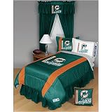 Sports Coverage Miami Dolphins Sideline Comforter