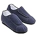 Adjustable Comfortable Health Slippers, Ladies (6-7 1/2), Navy