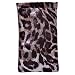 Purple Metallic Two Tone Leopard Print Sunglass Pouch