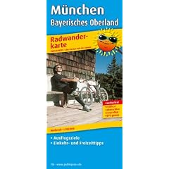 Radwanderkarte M�nchen - Bayerisches Oberland: Mit Ausflugszielen, Einkehr- & Freizeittipps, wetterfest, reissfest, abwischbar, GPS-genau. 1:100000