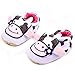 Elee Baby Infant Cartoon Cute Animal Pattern Slippers Soft Sole Non Slip Toddler Crib Shoes (7-12 Months, #7 Pink Cow)
