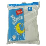 Hanes - Girls 3 Pack Camis, White