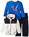 Nautica Boys' 3 Piece Fleece Long Sleeve Tee Pant