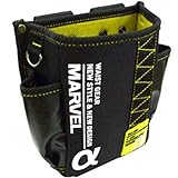 （まとめ）電工ポケット WAIST GEAR 【腰袋スリムタイプ×2セット】 イエロー（黄） マーベル MDP-91AY