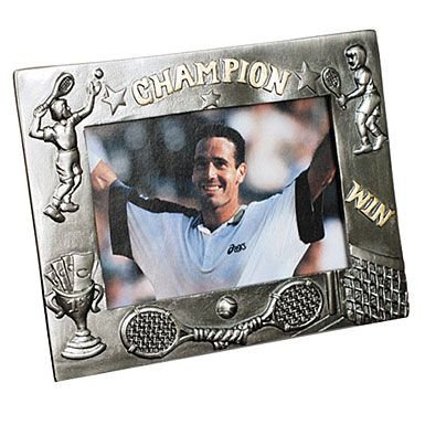 Buy Pewter Tennis Champion Picture Frame by Clarke