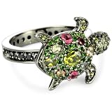 nOir Novelty Mini Turtle Ring