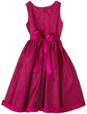 Rare Editions Girls 7-16 Swiss Flocked Dot Dress Rare Editions Girls 7-16 Swiss Flocked Dot Dress
