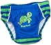 Playshoes Unisex - Baby Babybekleidung/ Badebekleidung UV-Schutz nach Standard 801 und Oeko-Tex Standard 100 Badehose Schildkr�te mit Streifen und Windeleinsatz 460053, Gr. 74/80, Blau (791 blau/gr�n)