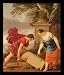 Laurent de la La Hyre (Theseus and Aethra) Framed Art Poster Print - 11 X 17