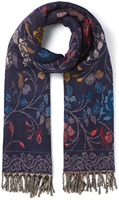 Accessorize Womens Bloomingdale Blanket Jacquard Scarf