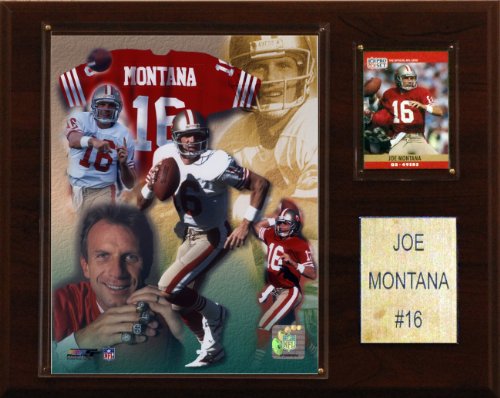 NFL Joe Montana San Francisco 49ers Player Plaque