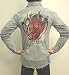Tattoo Art We Love Rock n Roll Smoking Devil Shirt Gray