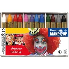Schminkkasten Schminkstifte Set 12-teilig Theater Make up f�r das schnelle Schminkgesicht und kleine Motive