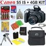 Canon PowerShot S5 IS Digital Camera + 4GB Deluxe Kit