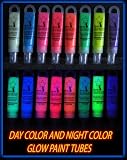 Single Tube of Next Generation SUPER Glow in the Dark Paint