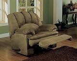 Sage Padded Microfabric Motion Recliner Sofa Chair