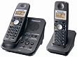 Panasonic KX-TG3032B 2.4 GHz Cordless Telephone w/Digital Answering machine and 2 handsets