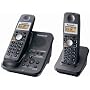 Panasonic KX-TG3032B 2.4 GHz Cordless Telephone w/Digital Answering machine and 2 handsets