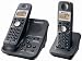 Panasonic KX-TG3032B 2.4 GHz Cordless Telephone w/Digital Answering machine and 2 handsets