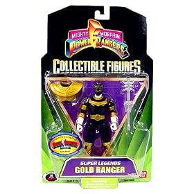 Power Rangers Super Legends Collectible Action Figure Gold Ranger (Zeo)
