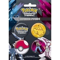 Pokemon - Ball - BP 65 - 4 St�ck Big-Buttons Badge pack Comic - Gr�sse �3,8 cm