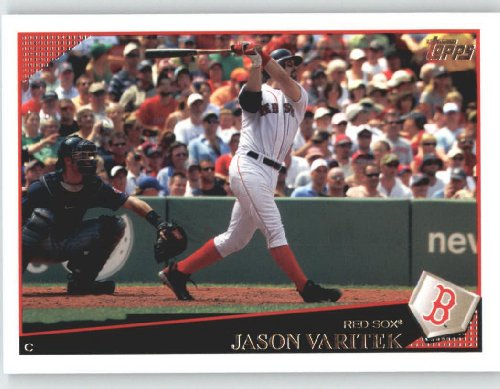 2009 Topps Baseball Card # 359 Jason Varitek - Boston Red Sox - Shipped In Protective Screwdown Display Case!