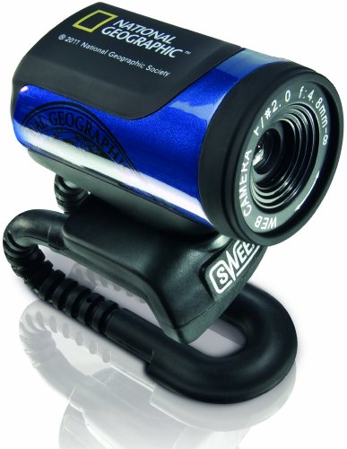 SWEEX National Geographic HD Webcam Blue 5 element lens built in microphone 720p HD Preisvergleich