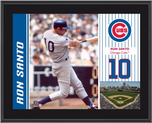 Ron Santo Plaque | Details: Chicago Cubs, Sublimated, 10x13, MLB Plaque