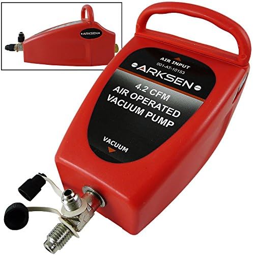Pneumatic 4.2CFM Air Operated Vacuum Pump A/C Air Conditioning System Tool Auto