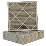 Buy (6 Pack) 16 x 20 x 1 MERV 8 Carbon Pleated Air Filter by EcoAire Filters