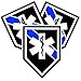 Brotherhood Two Decals Emergency Medical Services EMT, Star Of Life Sticker - 4 Decals