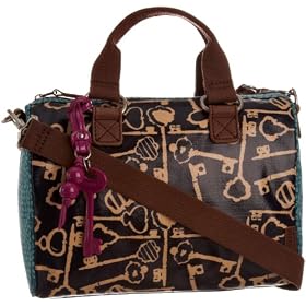 Fossil Key Per-Satchel Sac à main femme - Textile