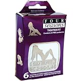 Four Seasons Tighter 6pk Condoms W/ White Tin Four Seasons Tighter 6pk Condoms W/ White Tin