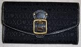 XOXO - Women's Xoxo Checkbook Wallet Black Logo Evolution