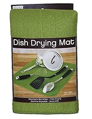 Home: Kitchen Basics 429300 Microfiber Dish Drying Mat, Lime Green - Kitchen Basics