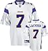 Tarvaris Jackson Jersey: Reebok White Replica #7 Minnesota Vikings Jersey - Large