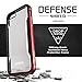 X-Doria iPhone 6S/6 Defense Shield [Military Grade Drop Tested] TPU & Aluminum Protective Case-Silver
