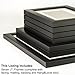 Craig Frames 1WB3BK Picture Frame 7-Piece Wall Set, Black Frames, White Display Mats, Picture Hanging Tool