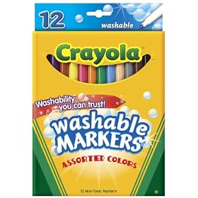 Crayola 12ct Fine Washable Markers