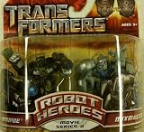 Transformers 2: Revenge of the Fallen Movie Robot Heroes 2-Pack Ironhide Vs. Mixmaster
